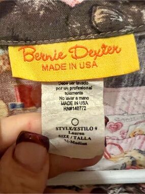 Bernie Dexter Cat lady dress multi Pink & Cream